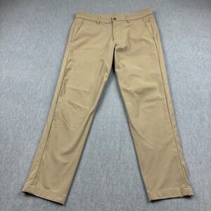 Lululemon Pants Mens 31 Brown Khaki Commission Classic Chino Stretch LM5A70S